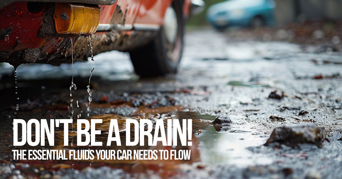 AUTO-Don't Be a Drain! The Essential Fluids Your Car Needs to Flow